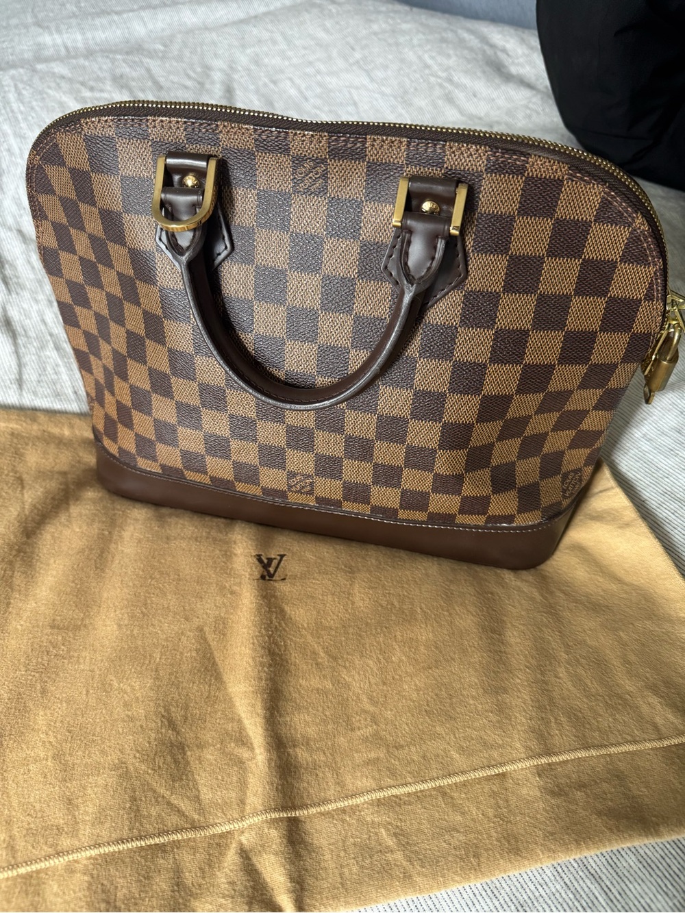 Louis Vuitton Alma PM in Damier Ebene